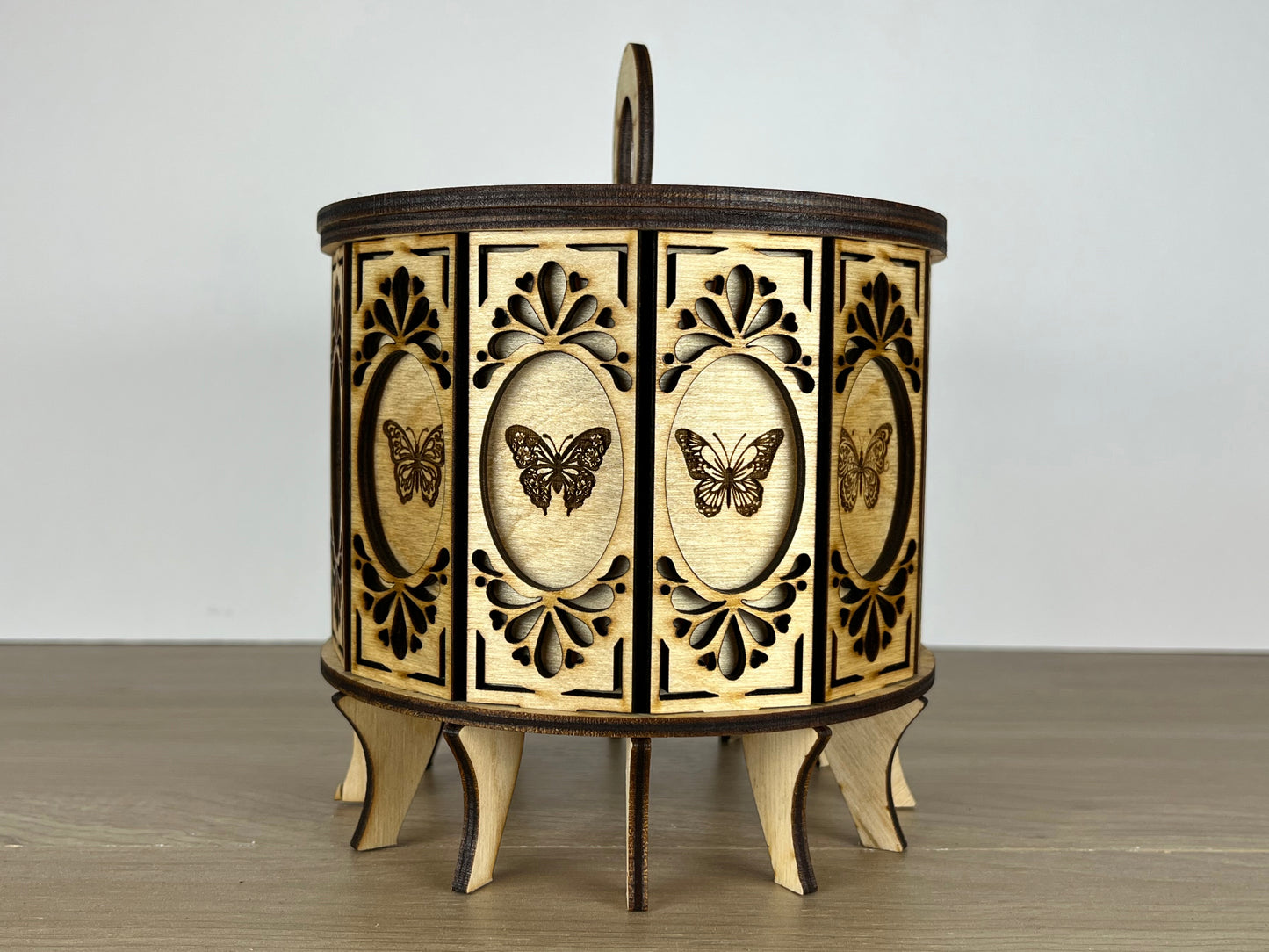 12 Sided Gift Box Butterflies