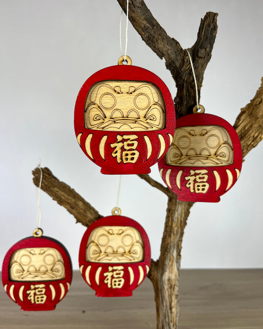 Daruma Doll Ornament Group