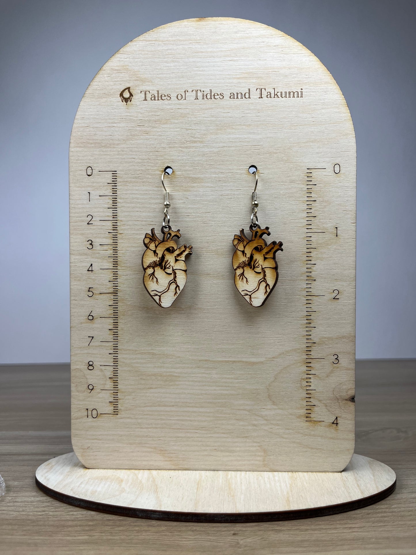 Earring Natural Heart Set