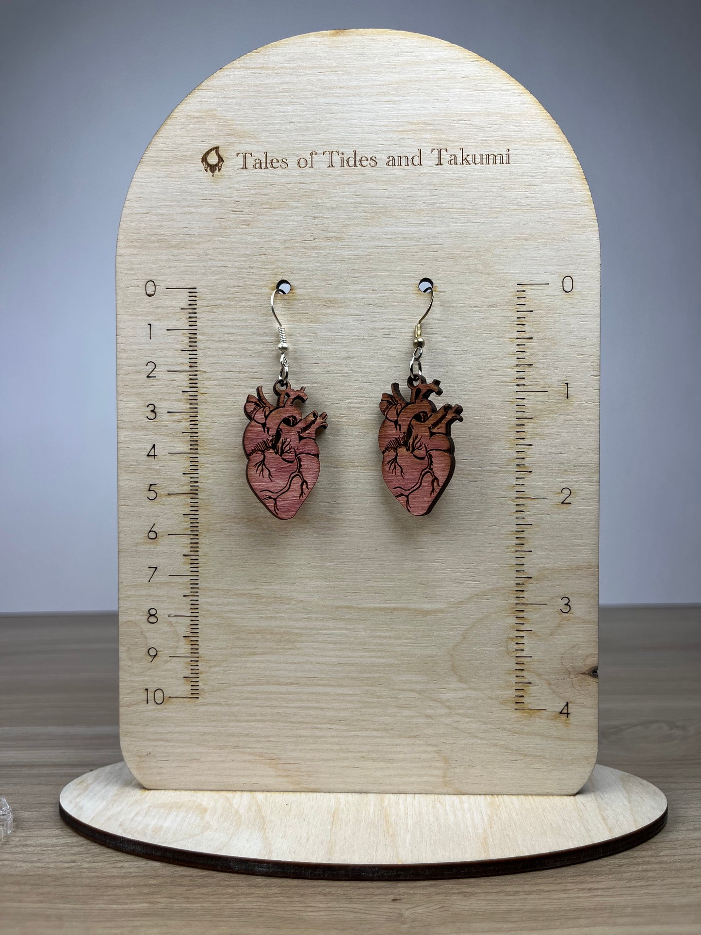 Earring Red Heart Set