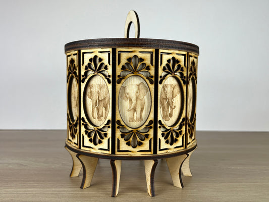 Elephant 12 Sided Gift Box View 2