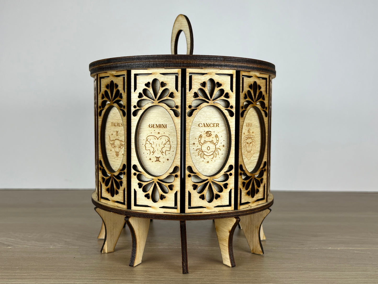 12 Sided Gift Box Zodiac Symbol View 3