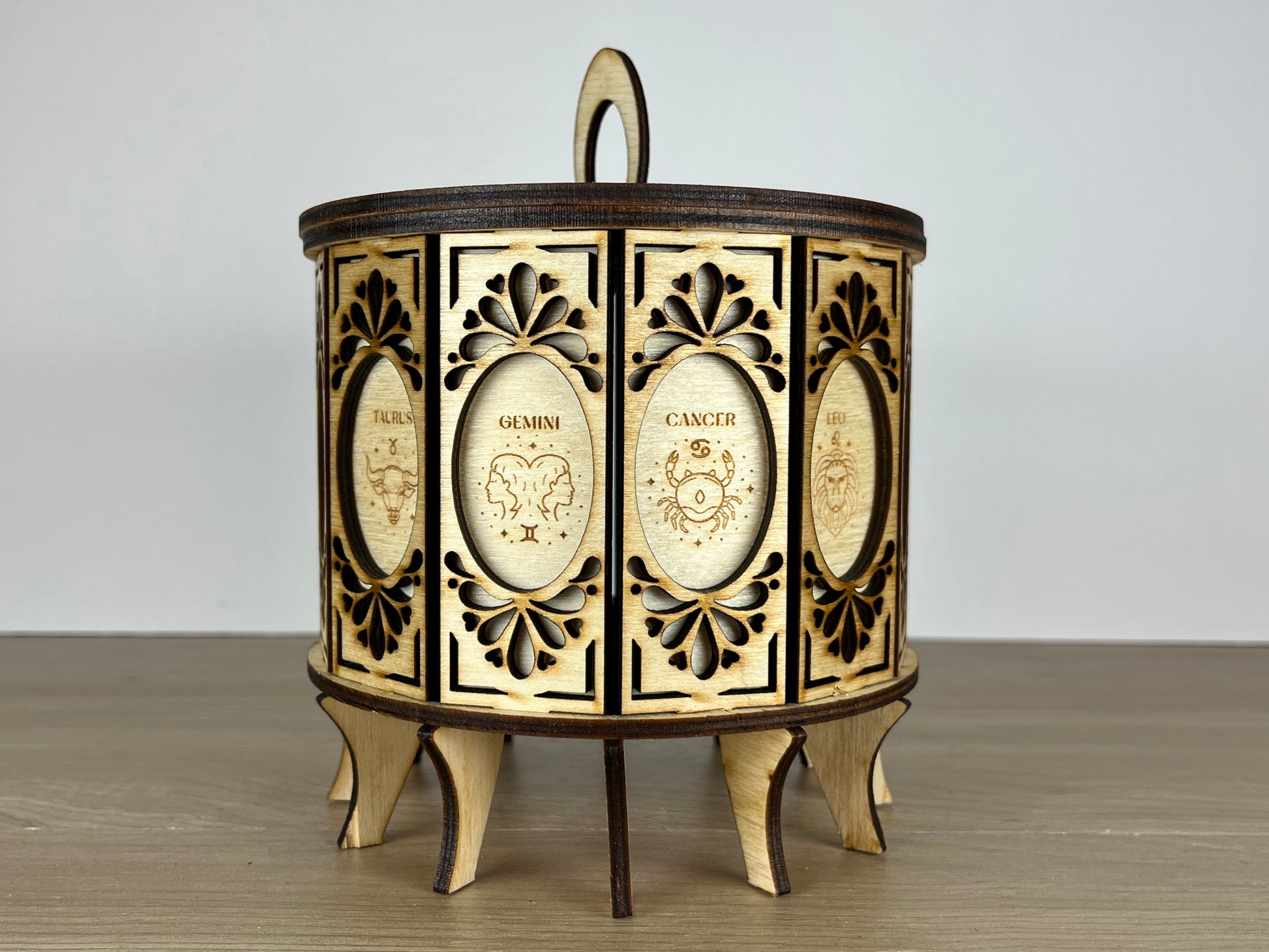 12 Sided Gift Box Zodiac Symbol View 3