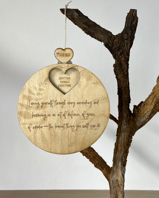 Affirm Self Ornament