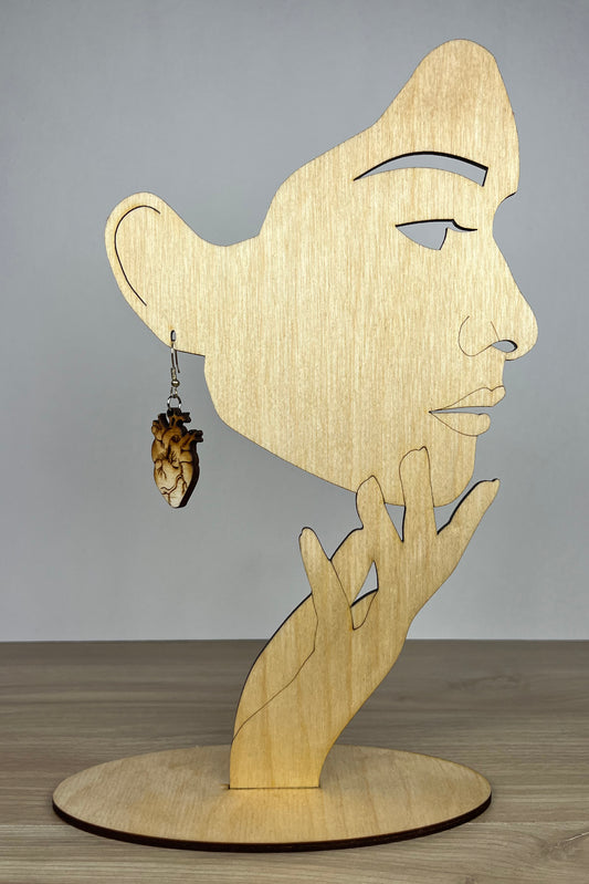 Earring Natural Heart