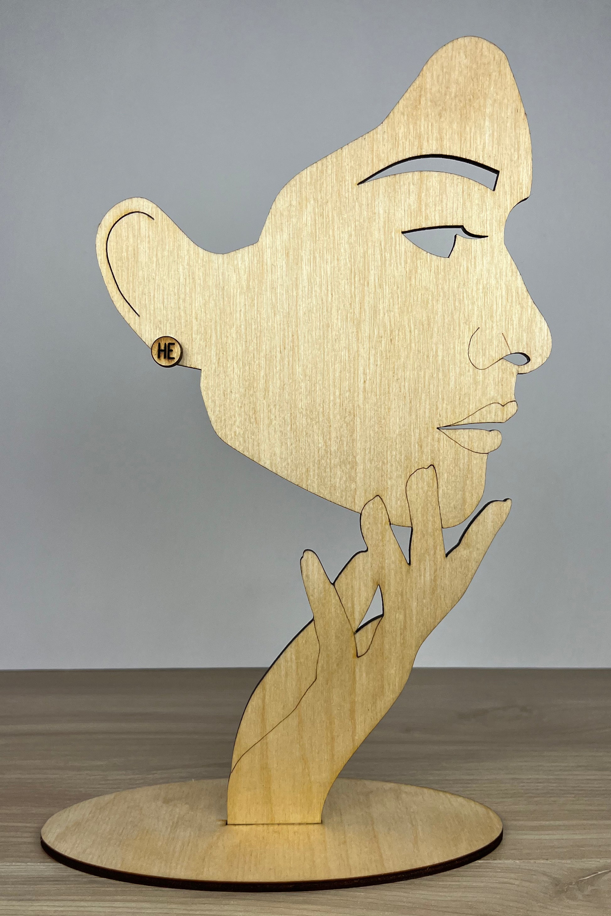Earring Wood He His
