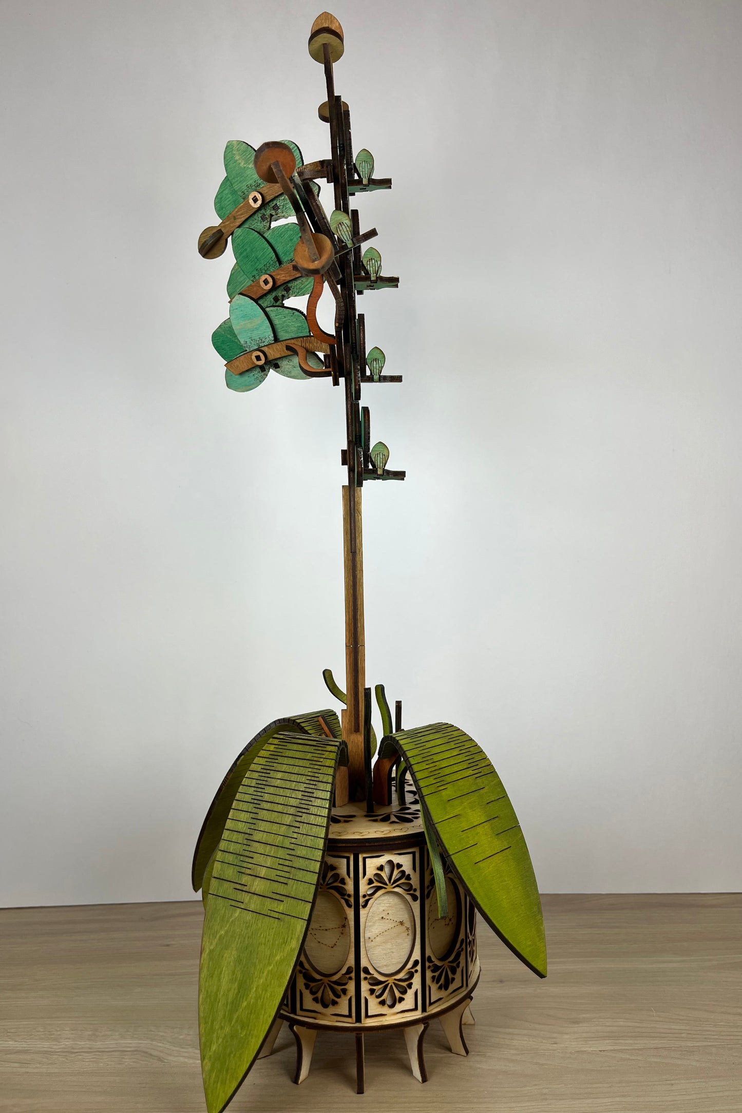 Orchid Green Tan Side View 2