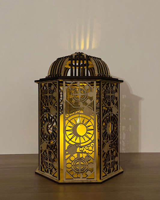 Sky Lantern Candle Front